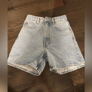 Zara Light Blue Jean Shorts